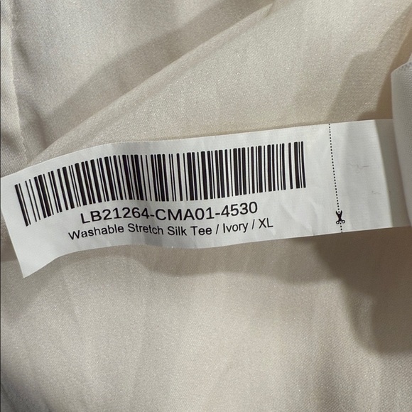 Quince Cream Silk Blend Timeless Closet Staple Minis Neutral Blouse for Women - Picture 8 of 10